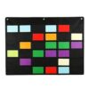 3x5 Inch Index Card Business Card Holder Sleeve Hanging Wall Mount Pocket