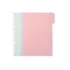 4-Tab Multicolor Plastic Binder Dividers A4 A5 B5 for Notebooks Folders