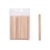 400PCS Disposable Wood Stick Beauty Spatulas Log Hair Removal Wax Coating and Scraping Tool Eyebrow Trimming Wooden Stick