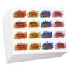 400 PCS Funny Heat Wave Holographic Flame Stickers Rave Party Favors