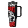 40Oz Stanley Style Tumbler,Just One More Car Part I Promise,Handle Lid Straw Gift Travel Car Cup Travel Cup for Car