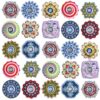 40 Pack Mini Fidget Spinner Toys Bulk Party Favors Easter Basket Goodie Bag Stuffers Gifts,Stress Relief Sensory Toys for Kids Teens Adults Autisms,Treasure Box Toy for Classroom Prizes Supplies