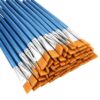 40 Pcs Flat Paint Brushes, 0.9 Inch Craft Paint Brushes, Large Acrylic Brush for Watercolor, Oil Painting, Acrylic, Big Coler Brush for Wood Ceramic and Fabric