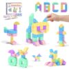 40Pcs Magnetic Blocks,Montessori STEM Toys, Ideal Gifts for Kids Ages 3+