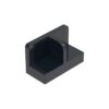 40 Piece Panel 1 x 2 x 1 with Rounded Corners and Center Divider, Black, Compatible with Lego Parts and Pieces