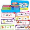 40 Read and Rhyme Flip Books,53 Phonics Word Family Build Book Learn to Read Phonics Flash Cards,Sight Words Flash Cards Kindergarten Reading Books,Flip Book Word Games Preschool Learning Activities