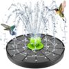 4.0W Solar Bird Bath Fountain Pump, Solar Powered Water Pump, Outdoor Water Fountain with 8 Nozzles for Hummingbirds, Garden, Pool, Pond