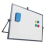40x30cm Magnetic-Writing Board with Adjustable Base 10 Markers 4 Magnets for Work School Double Sided Whiteboard Home Whiteboard Classroom