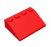 42 Piece Slope 33 3x4, Red, Compatible with Lego Parts 3297