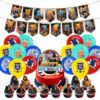 44Pcs Off Campus Birthday Party Decorations Set - Hockey Romance Lovers Fans Hannah Garrett Supplies Include Balloons, Banner, Cake Topper & Cupcake Toppers for Party Girls Boy Decor