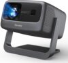 [4500 Brightness/Built in Apps/65W Audio] Outdoor 4K-Projector with WiFi and Bluetooth 5.4, Auto Focus Smart Projector Support DoIby Audio, Upgrade GO2 Short Throw Projector with 360°Stand