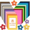45 PCS Felt Fabric Sheets 8 x 12 Inch 2mm Craft Felt Sheets