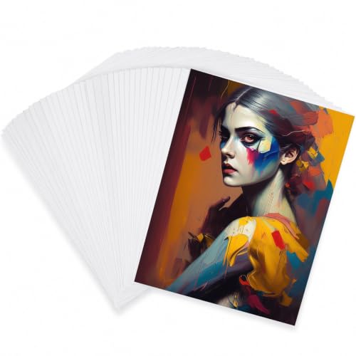 45 Sheets Mineral Stone Paper 11 x 14 Inches (200gsm) Unbound Blank White Sketchbook Waterproof Paper Multi-Media Artists Pad for Alcohol Ink, Watercolor, Sketching, and Mixed Media Art