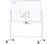 48"×36" Rolling Whiteboard on Wheels,Magnetic Portable Whiteboard Stand Mobile White Board for Office, Classroom,Home