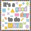 48Pcs Composition Bulletin Board It's a Good Day to Do Math Classroom Decor Back to School Wall Decor for Classroom Math Educational Bulletin Board Decorations Set Cutouts for Office Home Chalkboard