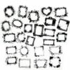 48pcs Transparent Frame PET Stickers for DIY Journal Album Scrapbook Craft