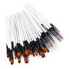 48Pcs Wooden Handle Artist Paintbrush Nylon Bristles Paint Brush for Hobbyists Oil Watercolor Acrylic Gouache Painting Art Brushes for Oil Acrylic Watercolor