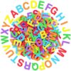 492Pcs Foam Letter Stickers Colorful Letter Stickers Self Adhesive Foam Letters Stickers for Crafts Classroom Projects Scrapbooking Home Party Decor Holiday Crafts(Letters,Multicolour)
