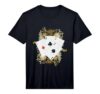 4 Aces Playing Cards, Poker Gambling Game Funny Gift Performance T-Shirt
