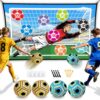 4 Balls Sticky Soccer Game Set, Soccer Toy Gift for Boys & Girls Ages 3-12, Indoor Outdoor Backyard Toss Game, Kids Birthday Present