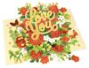 4BO Valentines Pop Up Card, Roses Flower Pop Up Card for Mother, Mom, Grandma, 3D Birthday Card, Pop Up Anniversary Cards for Wife, Husband, Birthday Gift, I Love You Card