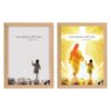 4D LED Jesus Photo Frame Lamp,Picture Frame Lamp for Christian Decor,3-Color Adjustable Decorative Light-Up,Night Lighting for Bedrooms, Living Rooms, and Prayer Corners