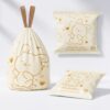 4 Gallon Small Trash Bags, Cute Rabbit Drawstring Garbage Bags, No-Tear Pull Out Dispenser for Bathroom, Car and Dorm Room Decor, Thick Wastebasket Liners (4 Gallon Christmas Capybara 60 Count)