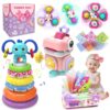 4 in 1 Baby Toys 12 Months,Sensory Educational Gift for Toddlers Aged 1-3