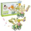 4 in 1 STEM Gear Toys for Kids Ages 3+, Educational Building Blocks, 61Pcs