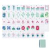 4 Layer Mahjong Tiles, 160 Pcs Acrylic American Mahjong Tiles Set, Four-Layer Engraved Acrylic Layered with Exquisite Carrying Bag, Lettering is Clear, Home Trips Social Game