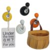 4 Pack Colorful Heavy Duty Magnetic Hooks Fridge Key Small Item Storage Hoo