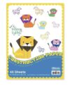 4 Pack, Construction Paper Pad 48 Sheets 9"x12" Assorted Colors