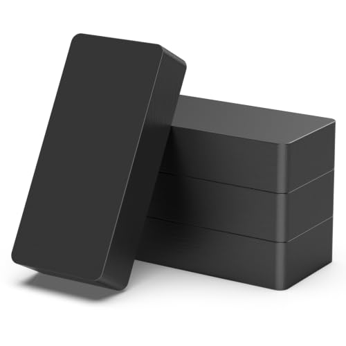 4 Pack Heavy Duty Ceramic Magnets Strong, 1 7/8" x 7/8" x 3/8" Large Ceramic Block Magnets, Grade 8 Rectangular Ferrite Industrial Magnets for Crafts, Hanging Tools, DIY, Science Projects, Fridge