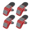4 Pack Paint Brush Holder Clips with Paint Can Opener, Plastic Brush Support Tools for Painting DIY and Home Improvement Projects