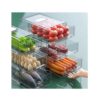 4 Pack Refrigerator Storage Bins for Fruit, Vegetables and Eggs(30x14.6x11.5cm)