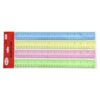 4Pcs 12Inch Clear Ruler Straight Ruler Inches and Centimeters Double Scale Drawing Math Measuring Tool Colorful Rulers Set