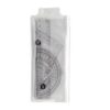 4 Pcs 15cm Ruler Set Geometry Set Triangle Ruler Math Protractor Drawing Tool School Supplies for Girl