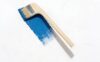 4 Pcs Angled Bristle Paint Brush Set with Long Wood Handle, Bent Radiator Paint Brush for Hard to Reach Areas, Multi Purpose Wall Brush for Painting, Cleaning, Boat Use