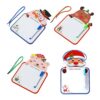 4PCS Christmas Whiteboard Erasable Double-Sided Whiteboard Toddler Drawing Board Hanging Memo Board Double Side Drawing Toddler Toy