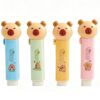 4 Pcs Cute Erasers Cartoon Capybara Erasers Push Pull Rubber Pencil Eraser for Students Girls Boys Women School Office Supplies (Capybara)