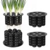 4PCS Onion Planter Scallion Grower, Hydroponic Green Onion Regrow Cup Compatible with Regular Mouth Mason Jar for Windowsill Garden, Hydroponics, and Propagation Hydroponics Enthusiasts