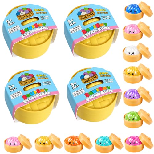 4PCS Squishy Toy Bulk for Adults,Random 4 Colors,Mini (2.2in) Stress Balls for Adults,Squishy Squeeze Relief Balls Bulk Fidget Toys,Christmas Stocking Stuffer Party Favors Gifts,Goodie Bags
