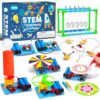 4 Set STEM Science Kits for Kids Age 8-12, 7-in-1 Science Experiments Crafts Projects Electric Motor Building Kit 8-10 9-12, STEM Toys for 8 9 10 11 13 Year Old Boys Girls Classroom Activity Gift