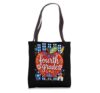 4th Grade Teacher Apple Back To School Elementary Classroom Tote Bag