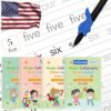 4 Trace Trek Workbooks - Magic Grooved Writing Practice, English, Big