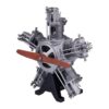 5-Cylinder Radial Engine Model Kit that Runs Mechanical Metal Assembly DIY DM116
