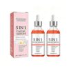 5-in-1 Face Serum Anti-Aging Firming Hyaluronic Acid Collagen Facial Serum, Vitamin C Niacinamide Facial Essence for Daily Moisturizing (2 Pack)
