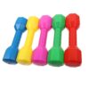 5-Pack Colorful Kids Dumbbells Set, Lightweight Plastic Sensory Training Weights with Smooth Grip for Preschool, Kids Dumbbells