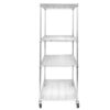 5-Tier Steel Storage Rack, Supports 250KG per Layer, 70.87x59.76x23.98in