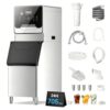 5-Year Limited Warranty Commercial Ice Maker Machine 705 Lbs/24H with 400LBS Large Storage Bin Ice Ready in Air Cooled Clear Cube Ice for Bar Business Cafe ETL (700 Lbs/24H)